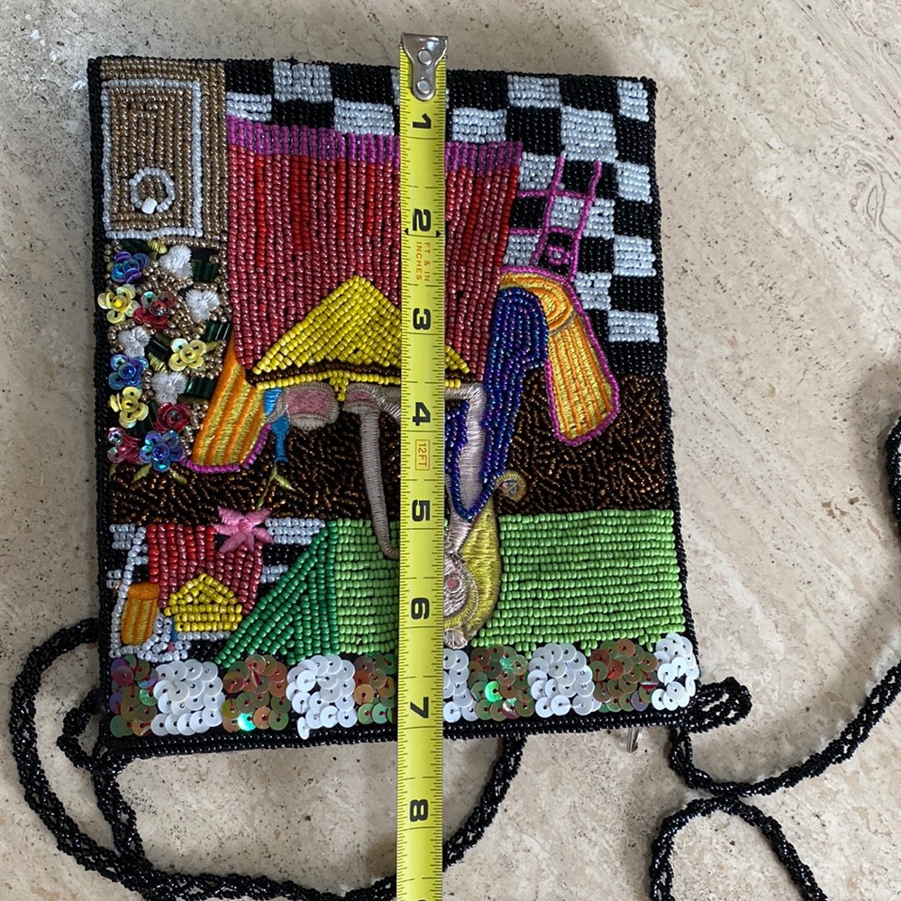 Beaded Sequins cross boy bag beaded PURSE Shoulder Strap Collection - Picture 5 of 16
